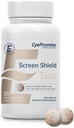 EyePromise Screen Shield Teen Eye Vitamin - 30-Count, 30-Tage-Versorgung - Chewable Eye Supplement für Kinder mit Zeaxanthin, Lutein, Zink & Vitamine für müde, Strained Eyes