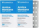 VitaMedica Arnica Montana Blister Pack 30X Tablets für Bruising Schmerz und Schwellung | Pflanzenbasierte Formel | Empfohlen von Plastic Surgeons | Natürliche Erholung Chirurgie oder Verletzung | 2 Pack | 30 Servierungen
