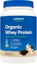 Nutricost Organic Whey Protein Konzentrat, Französisch Vanille Flavored, (2LBS) - Glutenfrei, Non-GMO