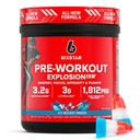 Six Star Pre-Workout Pulver für Männer und Frauen, ICY Rocket Freeze (30 Portionen) - Preworkout Explosion 2.0 Energy Powder Drink Mix mit Beta-Alanine & Caffeine - Sporternährungsergänzung Produkte