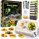 GobiDex Amber Dig Kit-Artificial Insect Resin, Excavate 6 Insects Specimens, STEM Geographic Educational Bugs Toys, Excavation Toys for Fun Bugs Party Favors, Science Kits für Kinder Alter 6-8 8-12