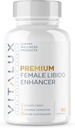 VITALUX || #1 Neue Premium Libido Booster für Frauen Ergänzung || Aphrodisiac, Boost Mood & Balance Hormone | Ultra dosed Formel w/ 14 Leistungsfähige Zutaten | 3rd Party getestet + USA Made - 60 Caps
