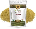 Bio Way Licorice Root Powder (Glycyrrhiza glabra) - Kräutertee | Kosher & USDA Certified | Vegan, Non-GMO & Gluten Free | Getestet für Heavy Metal und Reinheit | 100% Raw aus Indien (1/4LBS / 4Oz)