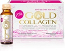 GOLD COLLAGEN Pure - Collagen Supplements für Damen und Herren mit Biotin für Haarwachstum, Haut und Nagel - Anti-Falten Immunsystem Booster mit Hyaluronsäure, Vitamin C, B6 und Zink, 1 Packung 10x50 ml
