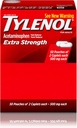 Tylenol(R) Extra-Strength, 2-Caplet Dosage, 100 caplets insgesamt,500mg