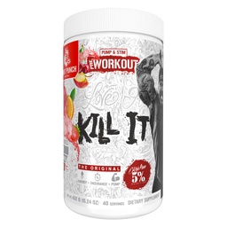 5% Ernährung Rich Piana Kill It Pre Workout Powder w/Creatine, Koffein, Beta Alanine, Hydroprime Glycerol für Pumpe, Stärke, Ausdauer | 20/40 Srvgs (40 Servierungen, Obst-Punch)