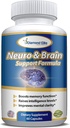 Neuro & Brain Care, Extra Strength Brain Supplement für Gedächtnis, Fokus, & Clarity - Boosts Memory Function, Intelligence Levels & Focus, Premium Brain Health Supplement für Männer und Frauen, 60 Kapseln