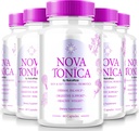 (5 Pack) NovaTonica Kapseln, Nova Tonica zur Unterstützung natürlich gesünder und glänzender Haut, Extra starke Ergänzung zur Unterstützung der Hydration, hautsteigernde Vitamin Pillen, Nova Tonic Reviews (300 Kapseln)