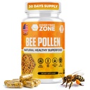Bienenpollen-Ergänzung 100% natürliche Raw Bienenpollen in Veggie Caps Fermented Pollen Multivitamin, Probiotic Superfood, Vitalproteine, Aminosäuren, Immununterstützung &Energy 60 Pollen Kapseln