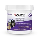 Zymox Advanced Enzymatic Ear Wipes für Hunde und Katzen - für Dirty, Waxy, Smelly Ears - Premium Strength Ear Cleaner Wipes - Allergiker - 100 ct