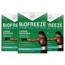 Biofreeze Pain Relief Patches, Arthritis Pain Reliver, Knee & Lower Back Pain Relief Patch, Sore Muscle Relief, Neck Schmerzen Relief, FSA Eligible, 3 Pack (5 Biofreeze Menthol Patches)