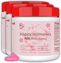 Neue Upgrade PCOS Multivitamin,2024 Multivitamin,Hormone Balance für Frauen-Cycle Unterstützung Ergänzungen-Menopause und Mood Unterstützung Ergänzung PMS Unterstützung für Frauen (360 Kapseln (Pack von 3))