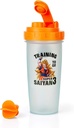 Dragon Ball Z Super Saiyayan Goku Gym Shaker Bottle -20 Unzen BPA-freie Kunststoff Blender Flasche mit Whisk Ball - Protein Shake, Meal Ersatz, Smoothie Mixer - Gym Workout Zubehör - Ideale DBZ Geschenke