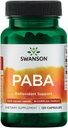 Swanson PABA - Leistungsstarke B-Komplexe Unterstützung der roten Blutkörperchen-Formation - Folsäure-Komponente hilft Sauerstoff zu Zellen und Hautgesundheitsunterstützung - (120 Kapseln, 500mg Jeder)