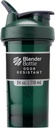 BlenderBottle Shaker Bottle Pro Serie Perfekt für Protein Shakes und Pre Workout, 24-Ounce, Grün