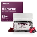 Troomy Sleep Reishi + Melatonin Great Tasting Mushroom Gummis - Unterstützt Restful Sleep - Schwarzer Raspberry - 30 Count