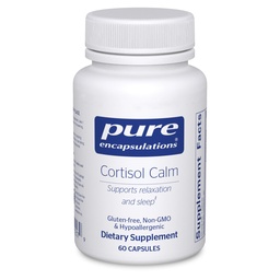 Pure Encapsulations Cortisol Calm - Unterstützt Cortisol Gesundheit & Entspannung - Enthält Ashwagandha & L-Theanine - Restful Sleep - 60 Kapseln