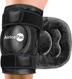 Ice Pack für Knieschmerzen Relief, Wiederverwendbare Gel-Eis-Schlag für Verletzungen, Schwellung, Knie-Ersatzchirurgie, Kaltkompresstherapie für Arthritis, Meniscus Tear und ACL, Schwarz