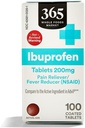 365 Täglich Wert Ibuprofen Tabletten 200mg, 100 ct