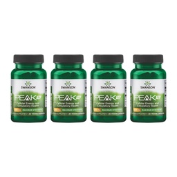 Swanson Maximum Strength Peak ATP-Natural Supplement Förderung Cellular Energy Support-Supports Physical Performance und fördert gesunde Blutfluss-Unterstützung-(30 Veggie Kapseln, 400mg Jeder) 4 Pack