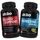 DR. BO Metabolism Support & Berberine Supplement Kapseln - Boost Metabolismus mit Vitamin Herbal Formel - 1200mg Berberine HCL-Ergänzung für gesunde Stoffwechselunterstützung für Frauen & Männer