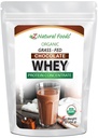 Bio Schokolade Whey Protein Pulver Konzentrat - Gras Fed & Raised in USA - Non GMO, Gluten Free & Undenatured - Kein Zucker hinzugefügt, mit Stevia gesüßt - keine Hormone oder Antibiotika - 1 lbs