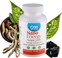 One Planet Nutrition Nano Energy 500 mg Veggie Kapseln (120 Servietten), Synergistic Blend of Nano Ginseng, Shilajit, Ashwagandha & EGCG, unterstützt Energieniveaus, Non-GMO, Vegan, Gluten Free