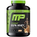 MusclePharm Combat 100% Whey Protein Powder, Cappuccino Flavor, Fast Recovery & Muscle Gain mit Whey Protein Isolate, High Protein Powder for Women & Men, Glutenfrei, 5 lb, 70 Servierungen