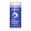 UpNourish Magnesium Supplement - 10 in 1 Magnesium Complex - Full Spectrum Magnesium Mineral Supplements mit Glycinat, Citrat, Taurat, Malat, Carbonat, Oxid und mehr, 240 Vegan Kapseln