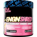 EVL Ultimate Pre Workout Powder - Thermogenic Fat Burn Support Preworkout Powder Drink für nachhaltige Energie Fokus und Stamina - ENGN Shred Intensiv Creatine Free Preworkout Drink Mix - Pink Lemonade