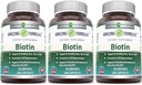 Erstaunliche Ernährung Biotin 10.000 Mcg Nahrungsergänzung, 200 Kapseln (200 Kapseln (Pack von 3))