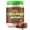 Stahlergänzungsmittel Veg-PRO | Vegan Protein Pulver, Milch Schokolade | 25 Servierungen (1.65lbs) | Proteinpulver mit BCAA Aminosäure | Glutenfrei | Non Dairy | Low Carb Formula