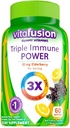 Triple Immune Power Gummy Vitamine Kompatibel mit Vitafusion, 60ct-L8