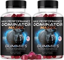(2 Pack) Dominator Maxx Gummies für Herren - Dominator Maxxx Natural Daily Nutrition Support Premium Advanced Formula Multivitamin Pills for Overall Health & Wellness, 120 Gummies für 2 Monate