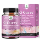 G-Curve Brust- und Brustvergrößerer Pillen können Voluptuous Curves unterstützen - Kräutervergrößerung Pillen mit Horny Ziegenkraut für Frauen Säge Palmetto Extrakt und L-Arginin *Ergebnisse Mai Vary