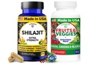 Lunakai USA Made Shilajit & Superfood Fruits & Veggies Supplement Bundle mit Ashwagandha, Rhodiola, Cordyceps & 4 Blends für Energie & Wellness