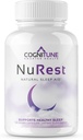 CogniTune Natural Sleep Supplement - Non Habit Forming Sleeping Pills, Non Drowsy Kräuter Schlafhilfe Formel w/Melatonin, Valerian Root, Lemon Balm, Kamille, GABA, L-Theanin, Magnesium, Aminosäuren
