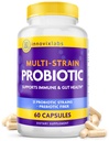 InnovixLabs Multi Strain Probiotika für Frauen und Männer - Probiotische Ergänzung - 50 Milliarden CFU - Darmgesundheit, Immununterstützung, Verdauung, Lactobacillus Acidophilus, Präbiotika und Probiotika, 60 Kapseln