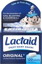 Lactaid Lactase Enzyme Caplets Original - 120 Caplets, Packung von 6