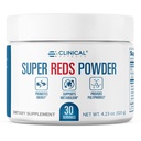 Klinische Effekte Super Reds Powder - Superfood Pulver Antioxidans Getränk - Polyphenole Ergänzung mit Probiotika für Energie, Immunität und Gut Gesundheit - 30 Servierungen