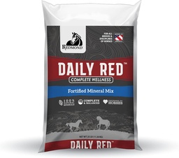 Tägliche rote komplette Wellness, Fortified Mineral Mix Supplement für Pferde, 25lb Nachfülltasche