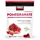 Kraftfaktor Granatapfel Weiche Kauen für gesundes Altern, Herzgesundheit, Knochengesundheit, & Gehirn Gesundheit, Superfood & Antioxidantien Supplement, Non-GMO, Gluten-Free, Vegan, Granatapfel, 30 Weiche Kauen