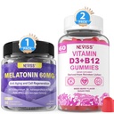 NEVISS Melatonin, Vitamin D3 + Vitamin B12 Gummi