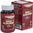 Dr.K&C HNHusa Mega Albumin Protein 1000mg 60 Tabletten Gesunde Kidney Liver Funktion Wellness Gesamtgesundheit Unterstützung Energie Lebensbilanz Supplement 60tabs 1pk