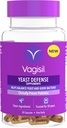 Vagisil Yeast Defense Supplements, Hilft Balance Hefe und gute Bakterien, Klinisch-Proven Probiotics, Clean Ingredients, Fördert ein gesundes Vaginal Microbiome, Nur 1 Kapsel täglich, 30 Kapseln