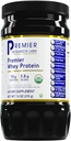 Premier Research Labs Whey Protein - Unflavored Premier Whey Protein Powder, Organic Whey Protein Konzentrat, Keto Friendly, Readily Mixes with Drinks, Low Heat Filtered - 7.4 Oz