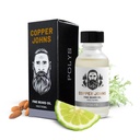 Kupfer Johns Premium Bart Öl für Männer - Natürliche Formel mit Jojoba & Castor Öl - Leichte nicht fettige Bart Moisturizer - Weichen, Hydrates & Tames Frizz - Polys-Bergamot & Kirsch Mandel 1 Unze