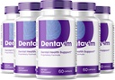 (5 Pack) Dentavim Kapseln - All Natural Care for Teeth and Gums - Dentavim Dental Health Formula - Maximum Strength, Vitamin & Minerals for Overall Oral Protection, Denta Vim Advanced