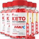 (5 Pack) Lifetime Keto Max Gummies - Offizielle Formel, Vegan, Non GMO - Lifetime Keto Plus acc Gummies, Life Time Gummies with Lifetime Gummies, Vitamin B12, Beet Root, Pomegranate (300 Gummi)