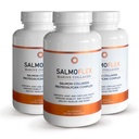 VITASEI Salmoflex Marine Collagen Peptide mit Hyaluronsäure und Vitamin C, D, E - Salmon Collagen Supplement für Knochen und Gelenk - Haar, Haut und Nägel Vitamine - 60 Kapseln (Pack mit 3)